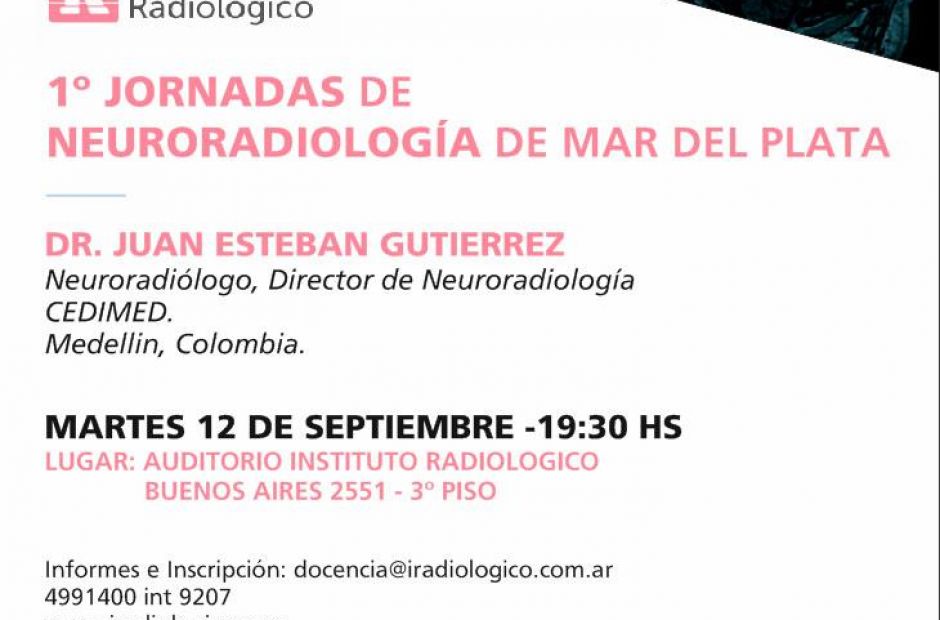 Ecos de la 1º Jornadas de Neuroradiología de Mar del Plata